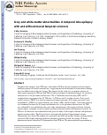 Cover page: Grey and white matter abnormalities in temporal lobe epilepsy with and without mesial temporal sclerosis