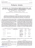 Cover page: Sensitivity of 99m Technetium-Dimercaptosuccinic Acid for the Diagnosis of Chronic Pyelonephritis: Clinical and Theoretical Considerations