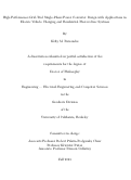 Cover page: High-Performance Grid-Tied Single-Phase Power Converter Design with Applications in Electric Vehicle Charging and Residential Photovoltaic Systems