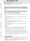 Cover page: Periodontal disease measures and risk of incident peripheral artery disease: The Atherosclerosis Risk in Communities (ARIC) Study