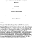 Cover page: Impacts of Urbanization on Peak Flow Using Remote Sensing