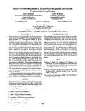 Cover page: Effects of Irrelevant Symbols in Text on Word Recognition and Saccadic Programming during Reading