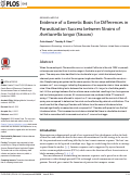 Cover page: Evidence of a Genetic Basis for Differences in Parasitization Success between Strains of Avetianella longoi (Siscaro)