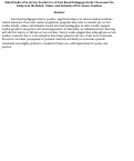 Cover page: What Predicts Pre-Service Teacher Use of Arts-Based Pedagogies in the Classroom? An Analysis of the Beliefs, Values, and Attitudes of Pre-Service Teachers