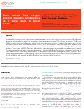 Cover page: Tumor necrosis factor receptor signaling modulates carcinogenesis in a mouse model of breast cancer