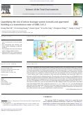 Cover page: Quantifying the risk of indoor drainage system in multi-unit apartment building as a transmission route of SARS-CoV-2