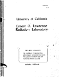 Cover page: OPTIK: AN IBM 709 COMPUTER PROGRAM FOR THE OPTICS OF HIGH-ENERGY PARTICLE BEAMS