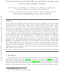 Cover page: Neutron Spectroscopy for pulsed beams with frame overlap using a double time-of-flight technique