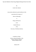 Cover page: Open and Collaborative Climate Change Mitigation Planning for Electric Power Grids