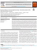 Cover page: Bayesian inference of rock strength anisotropy: Uncertainty analysis of the Hoek–Brown failure criterion