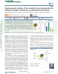 Cover page: Engineering the Interface of Ceria and Silver Janus Nanoparticles for Enhanced Catalytic Performance in 4‑Nitrophenol Conversion