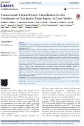 Cover page: Transcranial Infrared Laser Stimulation for the Treatment of Traumatic Brain Injury: A Case Series: