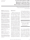 Cover page: Conceptualizing Ethnicity: How Dimensions of Ethnicity Affect Disparities in Health Outcomes Among Latinxs in the United States.