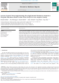 Cover page: Lessons learned from implementing the Supplemental Nutrition Assistance Program Education Small Corner Store Project in Los Angeles County