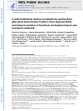 Cover page: A multi-institutional study to investigate the sparing effect after whole brain electron FLASH in mice: Reproducibility and temporal evolution of functional, electrophysiological, and neurogenic endpoints