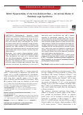 Cover page: Motor hyperactivity of the iron‐deficient rat — an animal model of restless legs syndrome