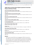 Cover page: CMOS Ultralow Power Brain Signal Acquisition Front-Ends: Design and Human Testing