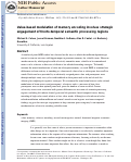 Cover page: Value-based modulation of memory encoding involves strategic engagement of fronto-temporal semantic processing regions.