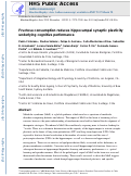 Cover page: Fructose consumption reduces hippocampal synaptic plasticity underlying cognitive performance.