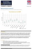 Cover page of Thematic Insight: Modernizing tax collection