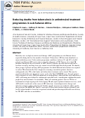 Cover page: Reducing deaths from tuberculosis in antiretroviral treatment programmes in sub-Saharan Africa