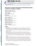 Cover page: Pilot Study of An Intracranial Electroencephalography Biomarker of Depressive Symptoms in Epilepsy