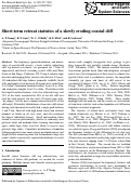 Cover page: Short-term retreat statistics of a slowly eroding coastal cliff