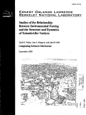 Cover page: Studies of the Relationship Between Environmental Forcing and the Structure and Dynamics of Tornado-Like Vortices