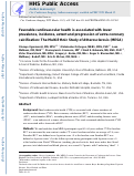 Cover page: Favorable Cardiovascular Health Is Associated With Lower Prevalence, Incidence, Extent, and Progression of Extracoronary Calcification: MESA