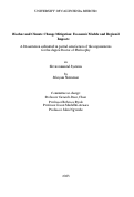 Cover page: Biochar and Climate Change Mitigation: Economic Models and Regional Impacts