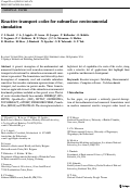 Cover page: Reactive transport codes for subsurface environmental simulation