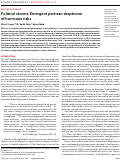 Cover page: Political storms: Emergent partisan skepticism of hurricane risks