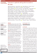 Cover page: Outcomes in patients with gunshot wounds to the brain.