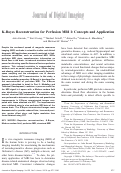 Cover page: K-Bayes Reconstruction for Perfusion MRI I: Concepts and Application