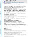 Cover page: HFE p.C282Y homozygosity predisposes to rapid serum ferritin rise after menopause: A genotype‐stratified cohort study of hemochromatosis in Australian women