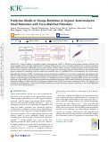 Cover page: Predictive Model of Charge Mobilities in Organic Semiconductor Small Molecules with Force-Matched Potentials.