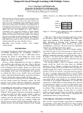 Cover page: Temporal Causal Strength Learning with Multiple Causes