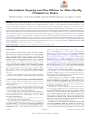 Cover page: Assimilative Capacity and Flow Dilution for Water Quality Protection in Rivers