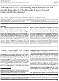 Cover page: The Interaction of a Constitutively Active Arrestin with the Arrestin-Insensitive 5-HT2A Receptor Induces Agonist-Independent Internalization