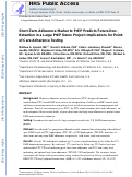 Cover page: Brief Report: Short-Term Adherence Marker to PrEP Predicts Future Nonretention in a Large PrEP Demo Project: Implications for Point-of-Care Adherence Testing.