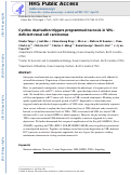 Cover page: Cystine Deprivation Triggers Programmed Necrosis in VHL-Deficient Renal Cell Carcinomas.