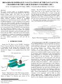 Cover page: Broadband impedance calculations of the TAN vacuum chamber for the 
Large Hadron Collider (LHC)