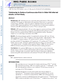 Cover page: Telmisartan to reduce cardiovascular risk in older HIV-infected adults: a pilot study