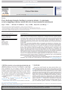 Cover page: Post-discharge formula feeding in preterm infants: A systematic review mapping evidence about the role of macronutrient enrichment