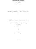 Cover page: Marital Support, Well-Being, and Health in Everyday Life