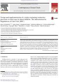 Cover page: Design and implementation of a study evaluating extinction processes to food cues in obese children: The Intervention for Regulations of Cues Trial (iROC)