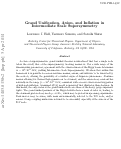 Cover page: Grand unification, axion, and inflation in Intermediate Scale Supersymmetry