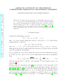 Cover page: Absolute continuity of the periodic Schrödinger operator in transversal geometry