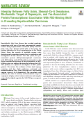 Cover page: Interplay Between Fatty Acids, Stearoyl-Co-A Desaturase, Mechanistic Target of Rapamycin, and Yes-Associated Protein/Transcriptional Coactivator With PDZ-Binding Motif in Promoting Hepatocellular Carcinoma.