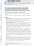 Cover page: Does early posttreatment surveillance imaging affect subsequent management following stereotactic body radiation therapy for early-stage non-small cell lung cancer?